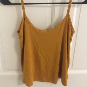 Mustard yellow tank top